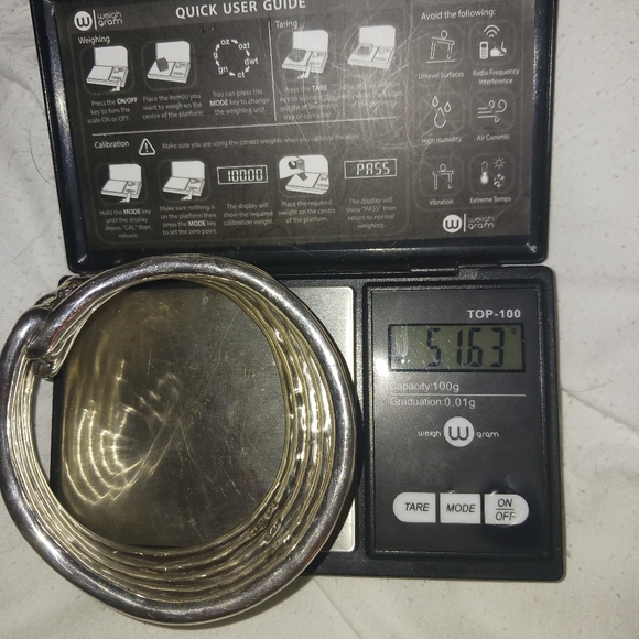 925 solid beautiful cuff bracelet. - Picture 10 of 12